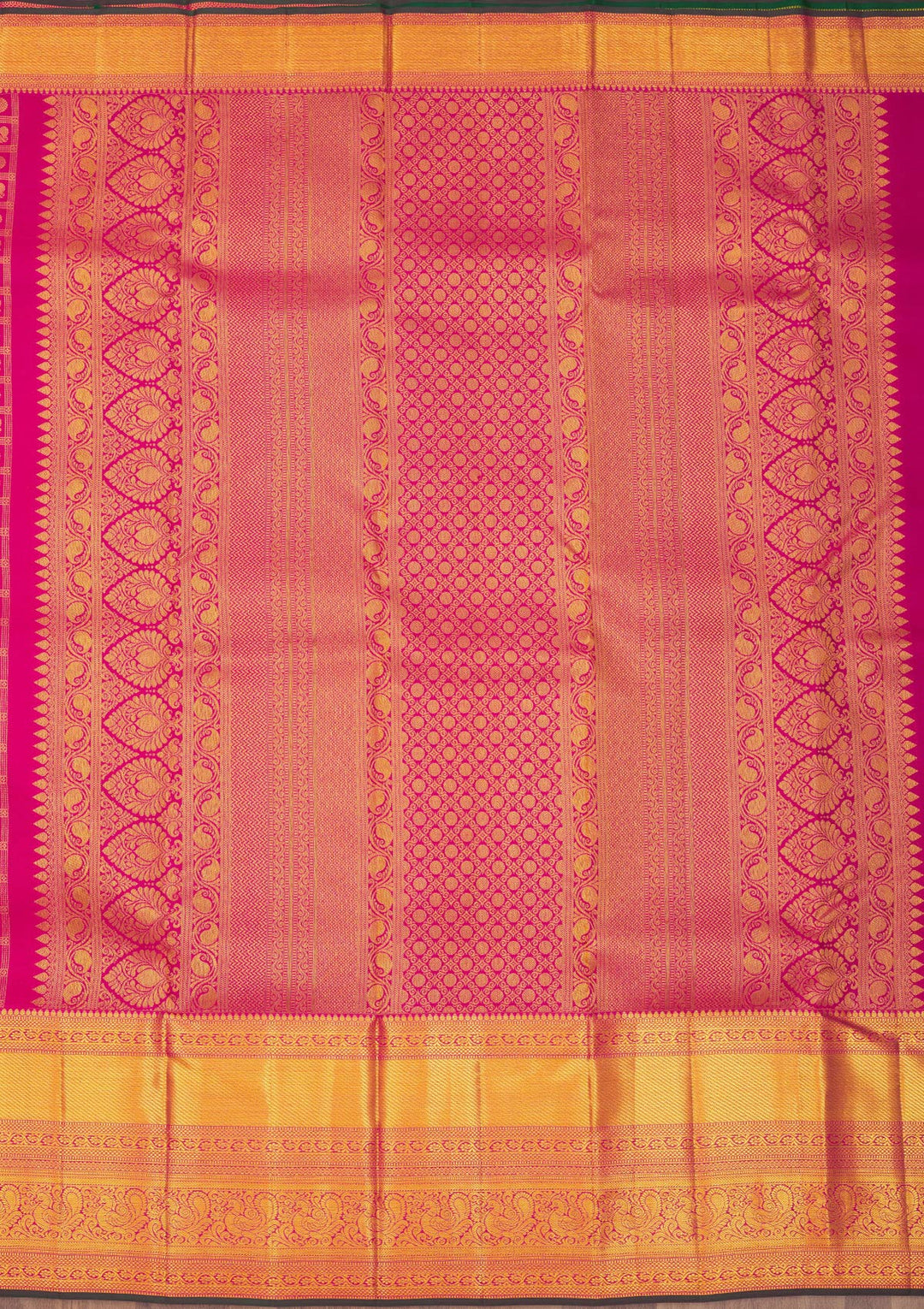 Wine Zariwork Pure Silk Saree