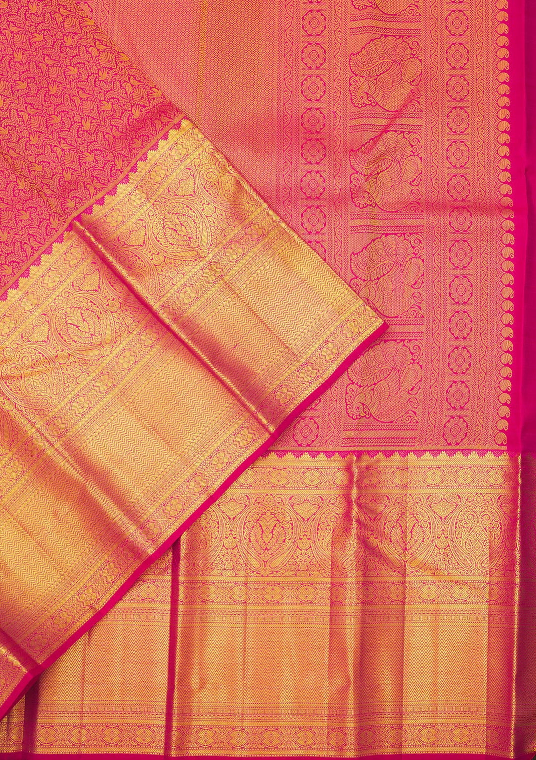 Wine Zariwork Pure Silk Saree