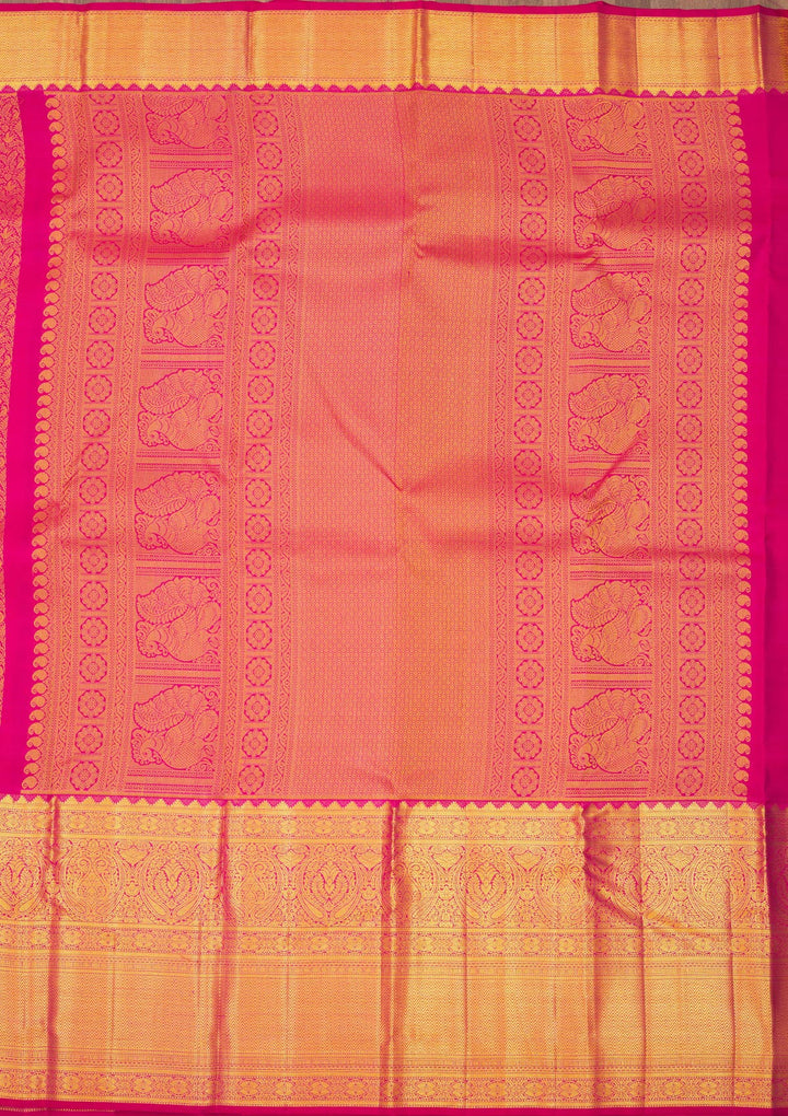 Wine Zariwork Pure Silk Saree