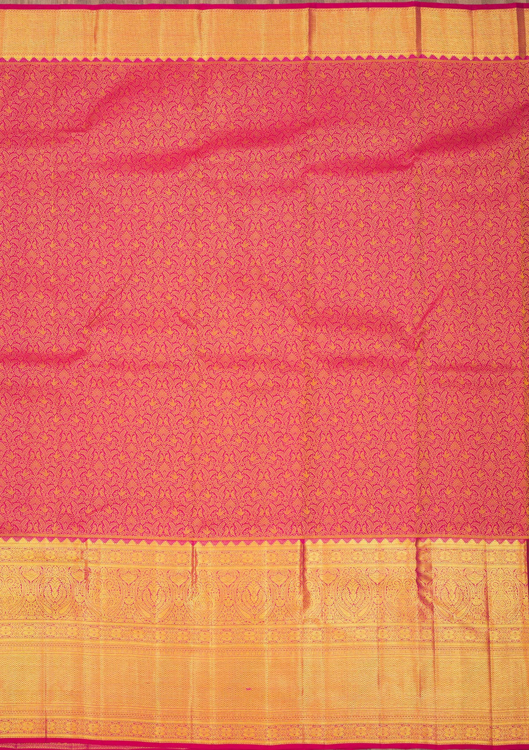 Wine Zariwork Pure Silk Saree