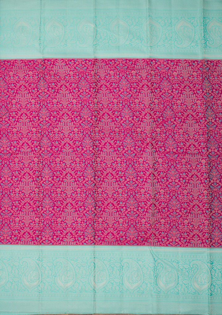 Wine Zariwork Pure Silk Saree