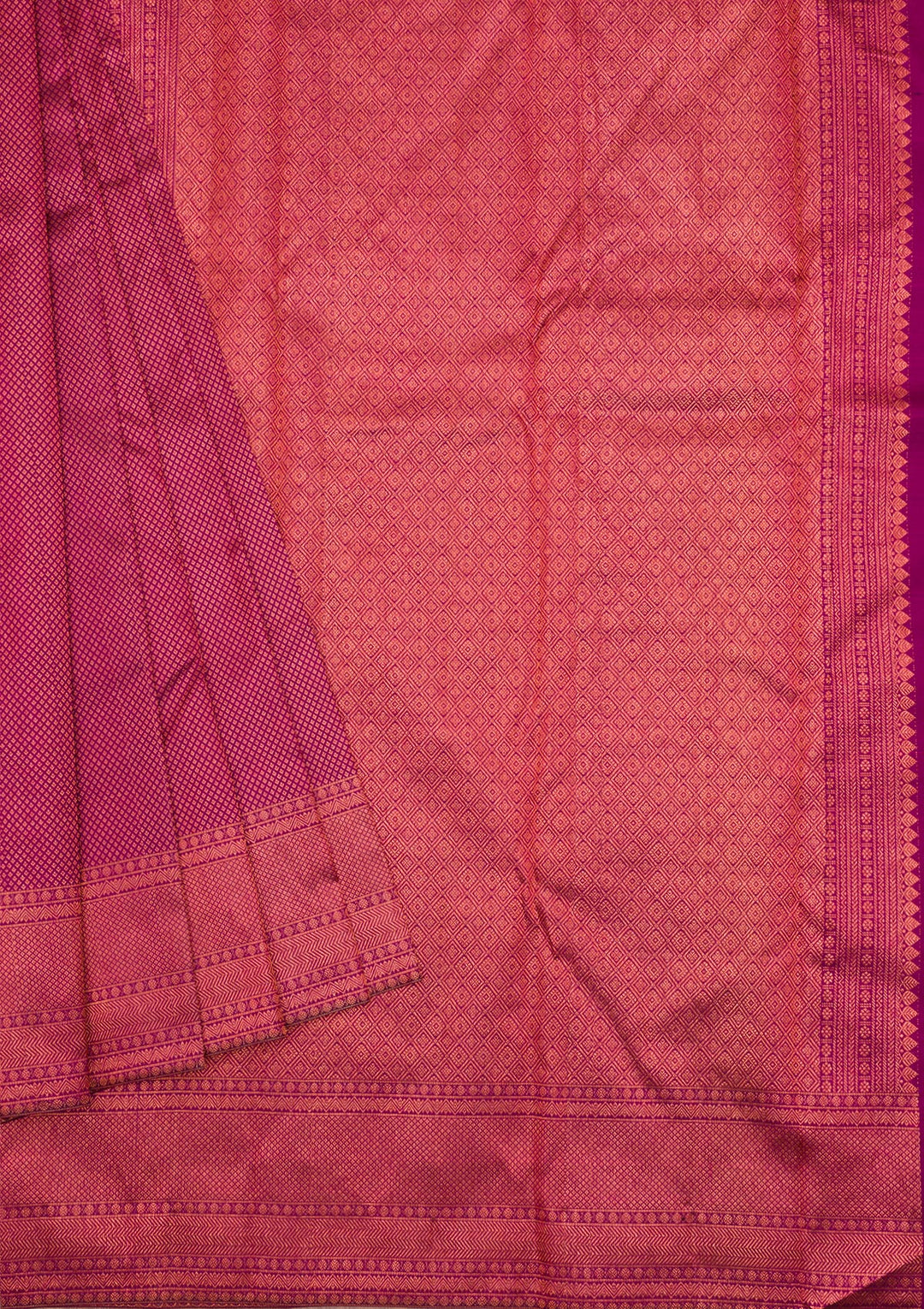 Wine Zariwork Pure Silk Saree