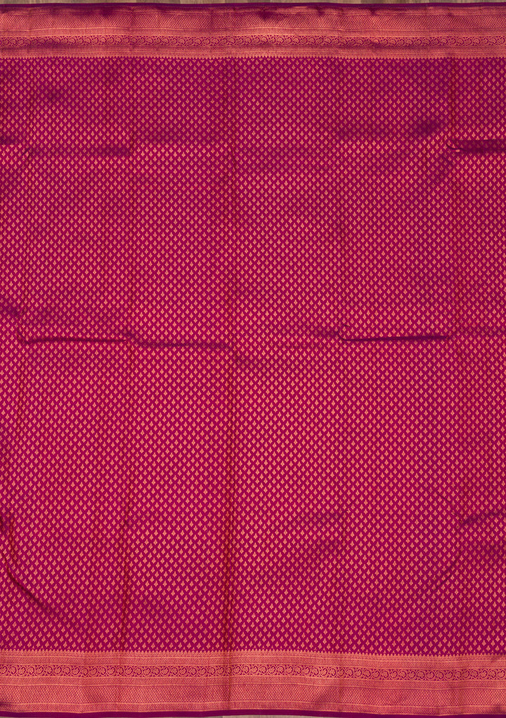 Wine Zariwork Pure Silk Saree