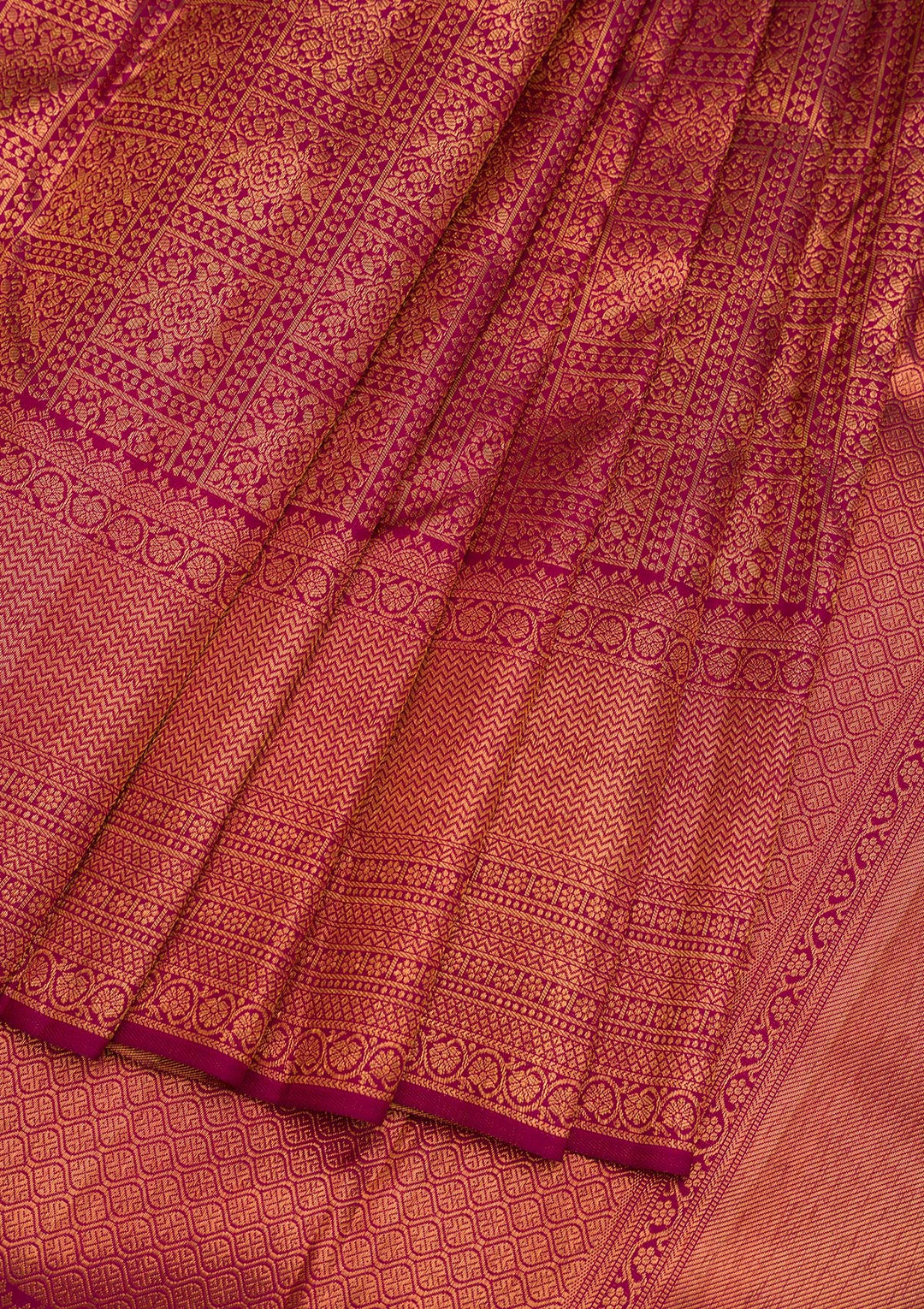 Purple Zariwork Pure Silk Saree