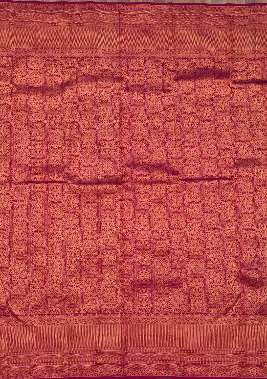 Purple Zariwork Pure Silk Saree