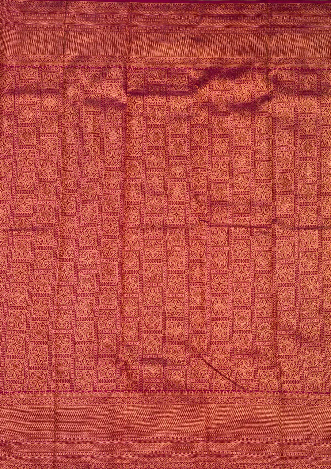 Wine Zariwork Pure Silk Saree