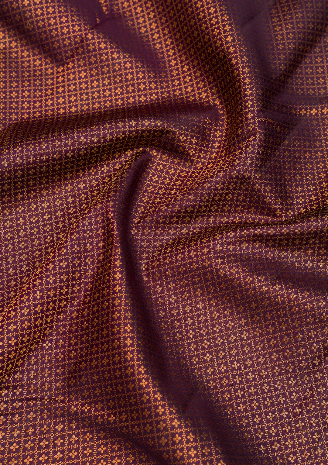 Dark Purple Zariwork Pure Silk Saree