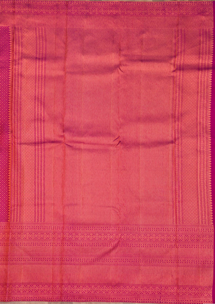 Purple Zariwork Pure Silk Saree