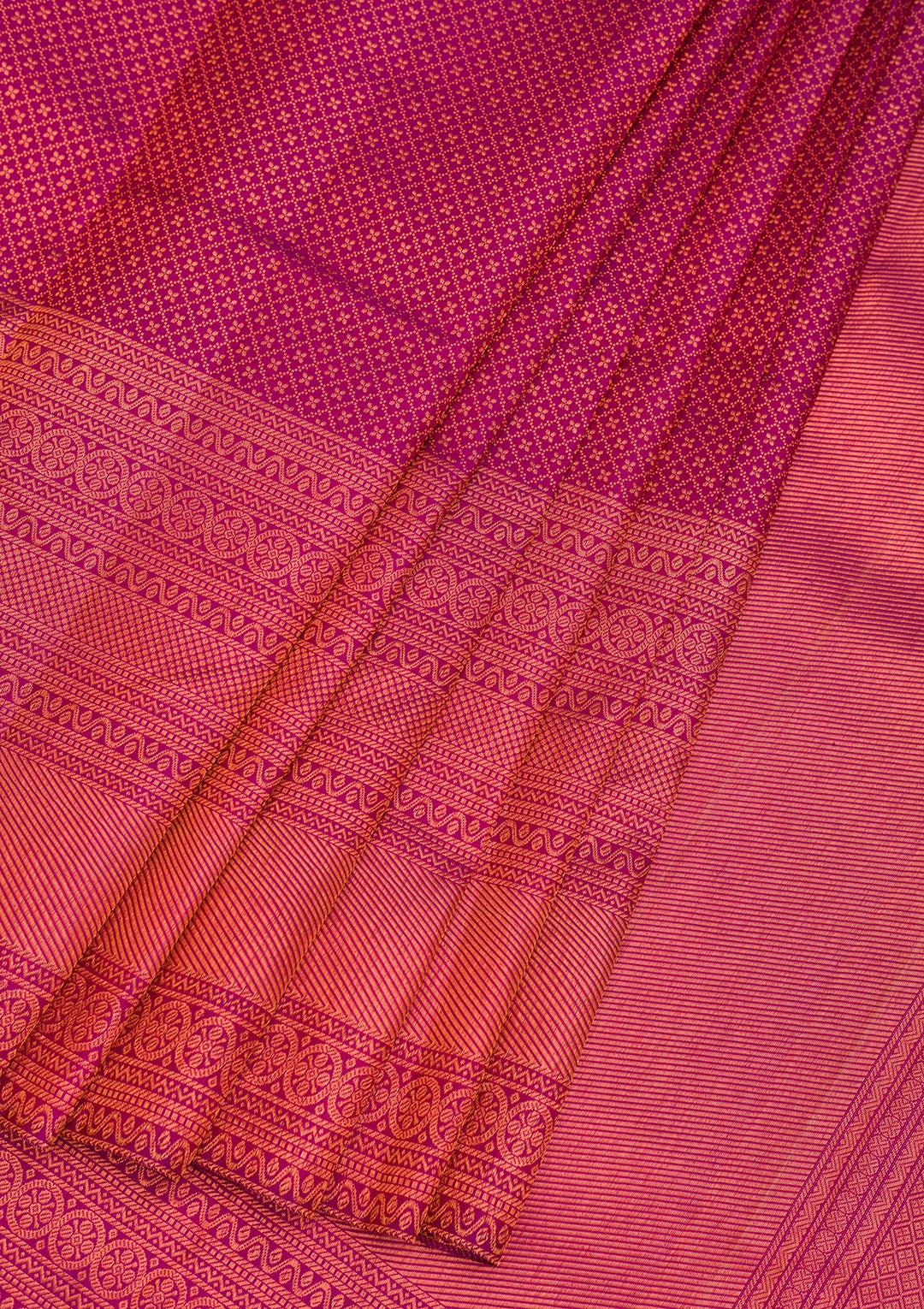 Purple Zariwork Pure Silk Saree