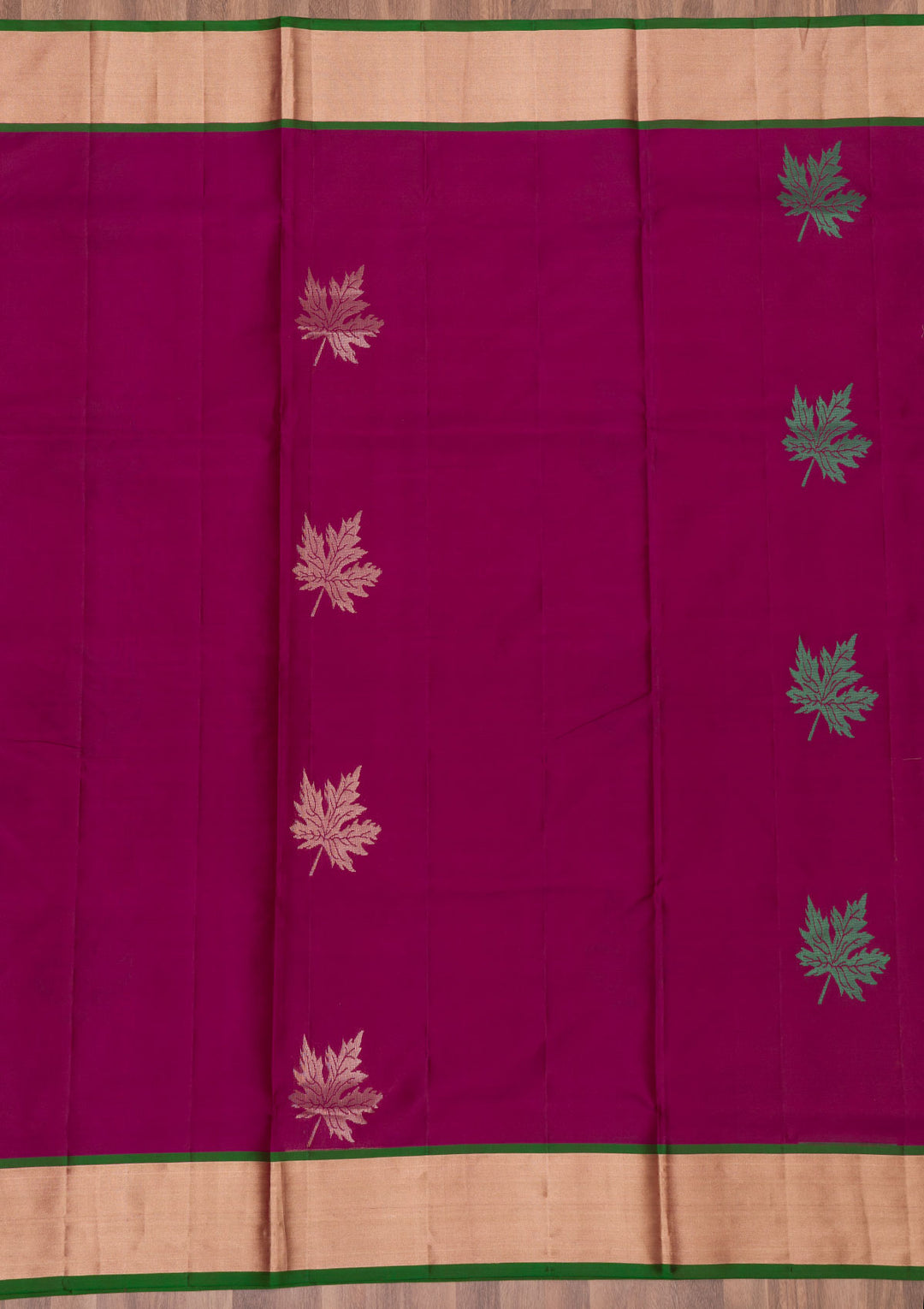 Wine Zariwork Pure Silk Saree
