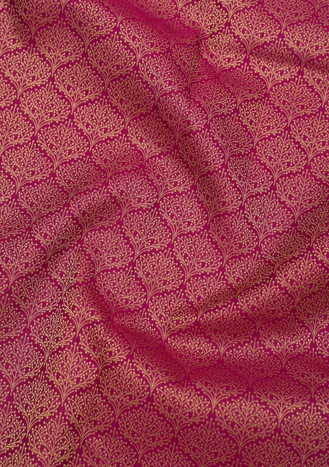 Wine Zariwork Pure Silk Saree