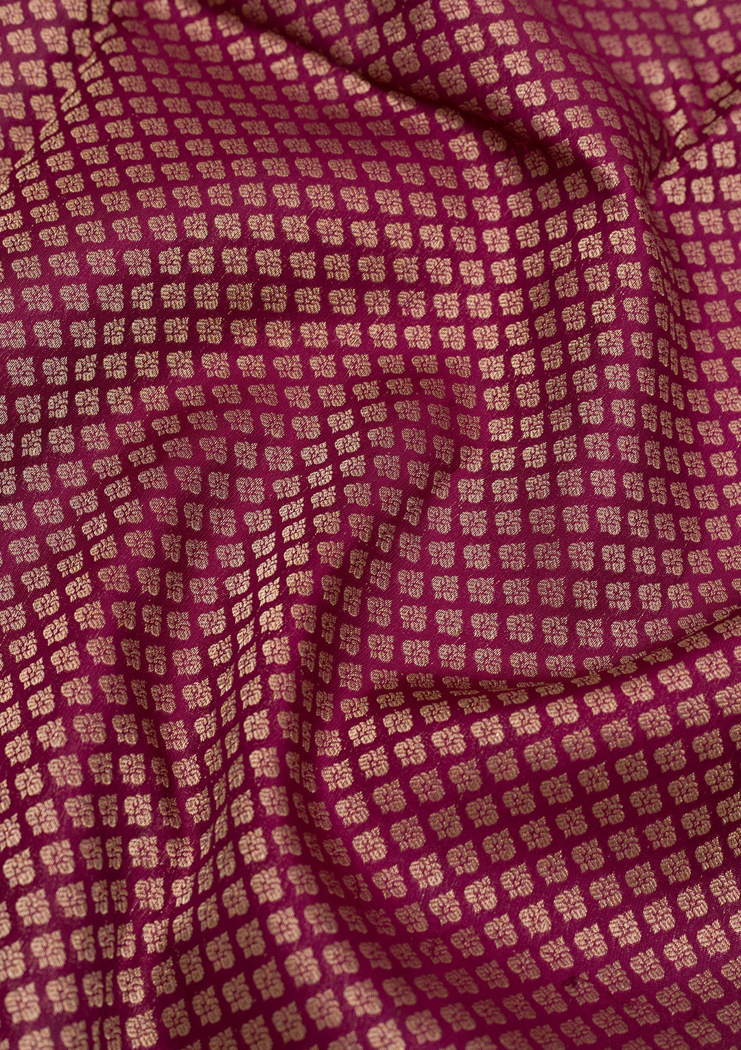 Wine Zariwork Pure Silk Saree