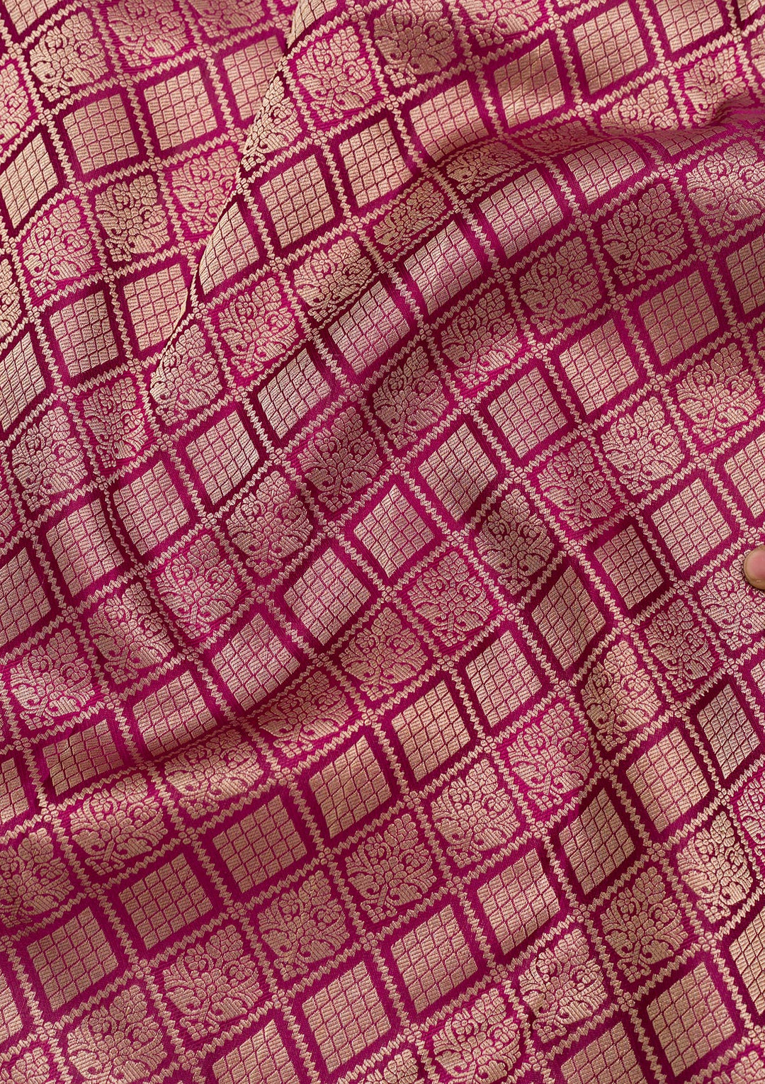 Wine Zariwork Banarasi Pure Silk Saree