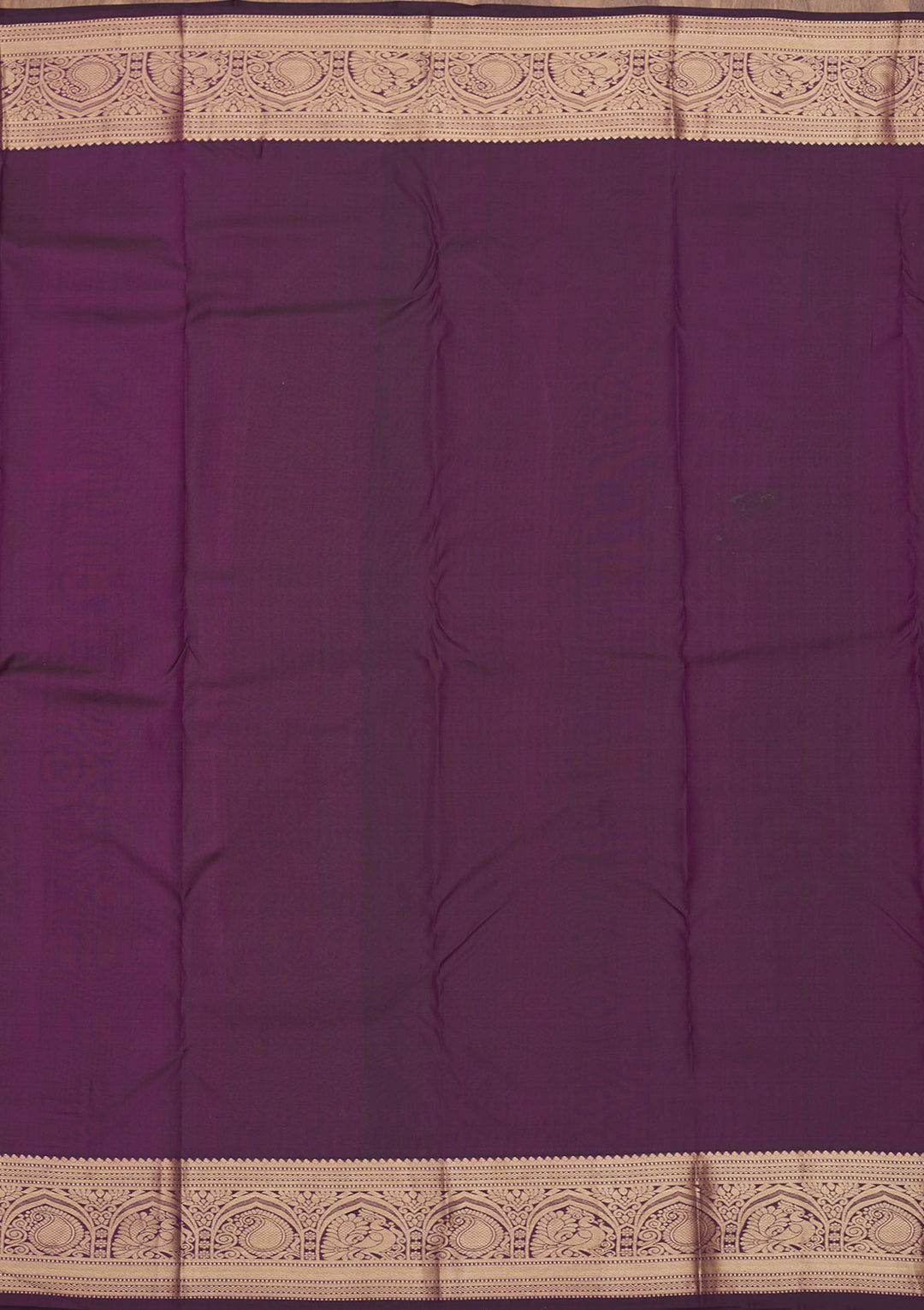 Wine Zariwork Pure Silk Saree