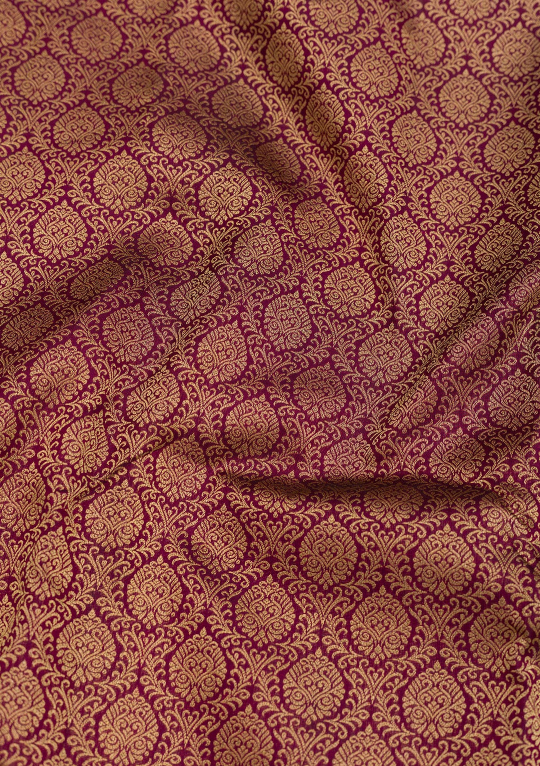 Wine Zariwork Pure Silk Saree