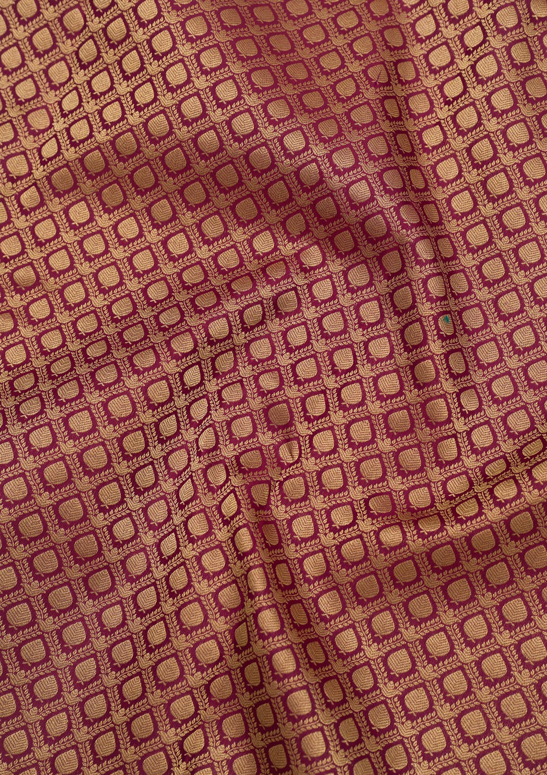 Wine Zariwork Pure Silk Saree