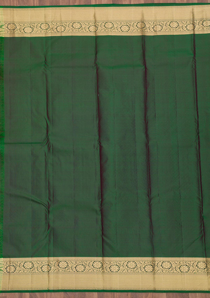 Wine Zariwork Pure Silk Saree