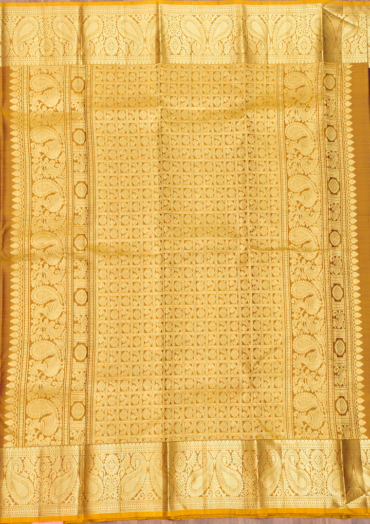 Wine Zariwork Pure Silk Saree
