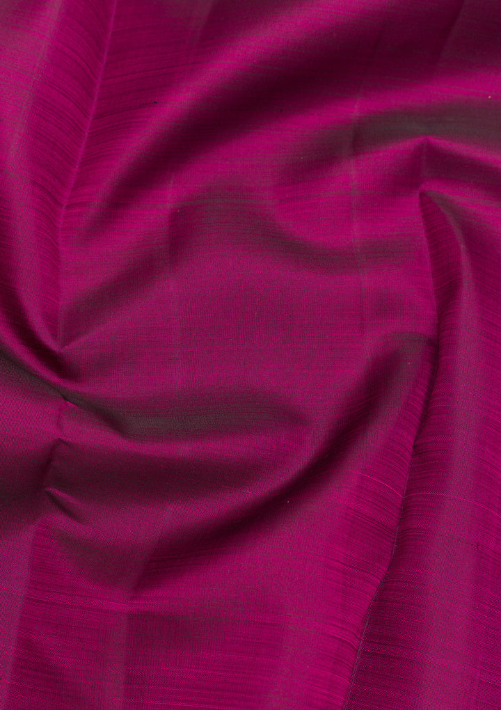 Wine Zariwork Pure Silk Saree