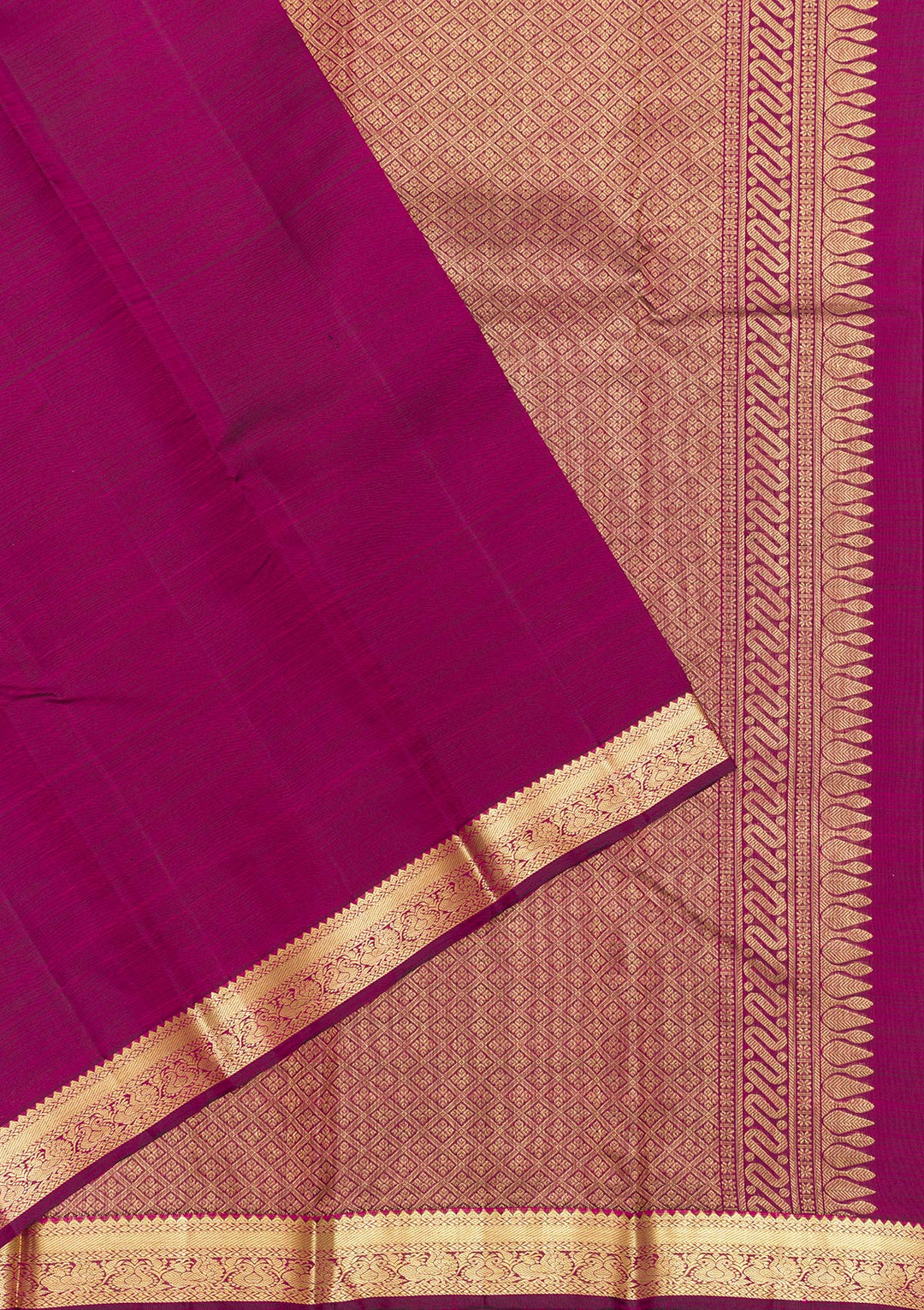 Wine Zariwork Pure Silk Saree
