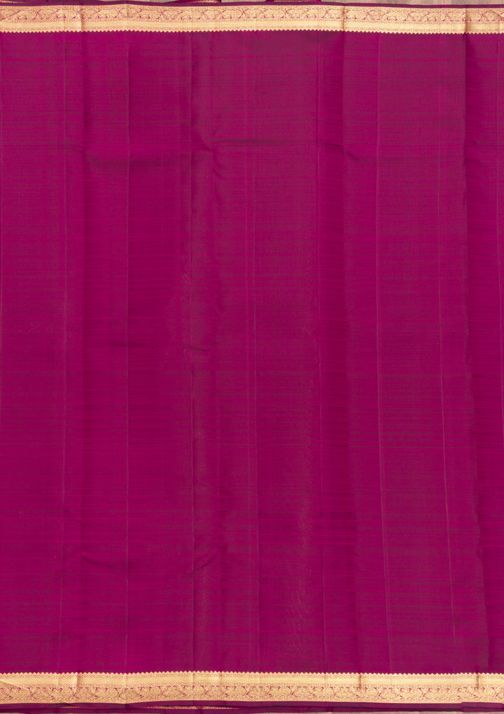 Wine Zariwork Pure Silk Saree