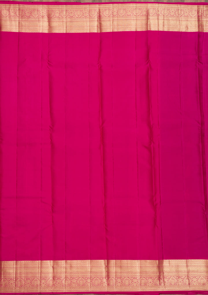 Wine Zariwork Pure Silk Saree