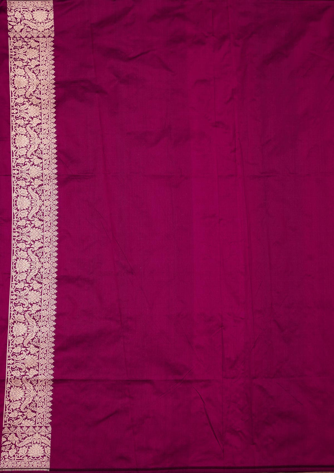 Wine Zariwork Pure Silk Saree