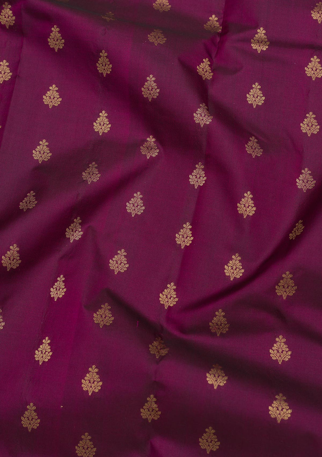 Wine Zariwork Pure Silk Saree