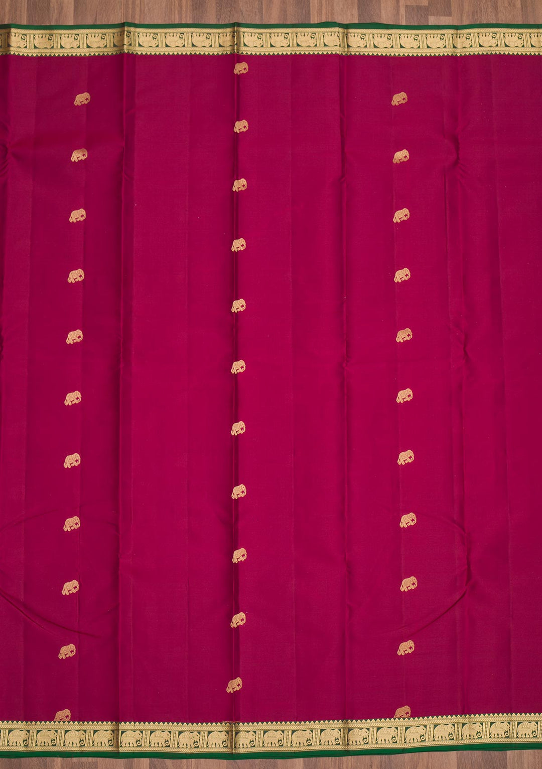 Wine Zariwork Pure Silk Saree