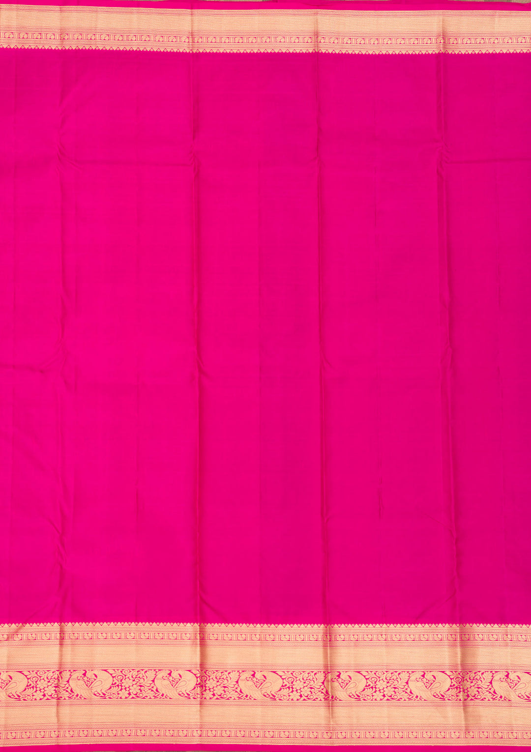 Wine Zariwork Pure Silk Saree