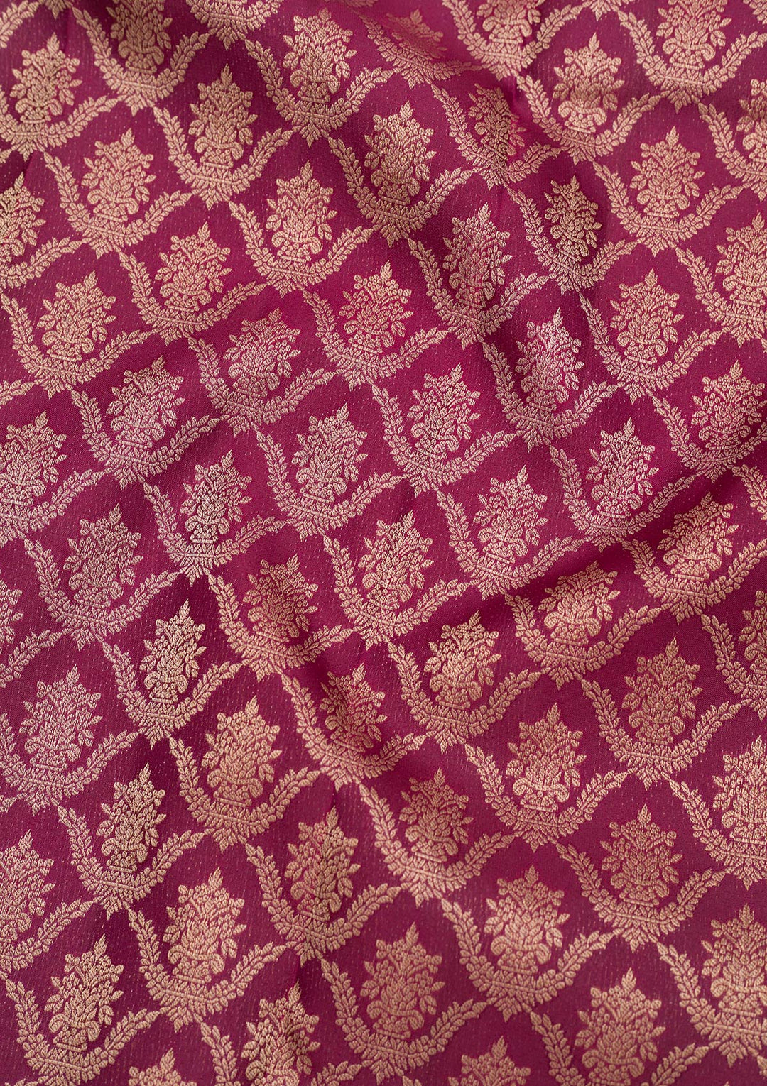 Wine Zariwork Pure Silk Saree