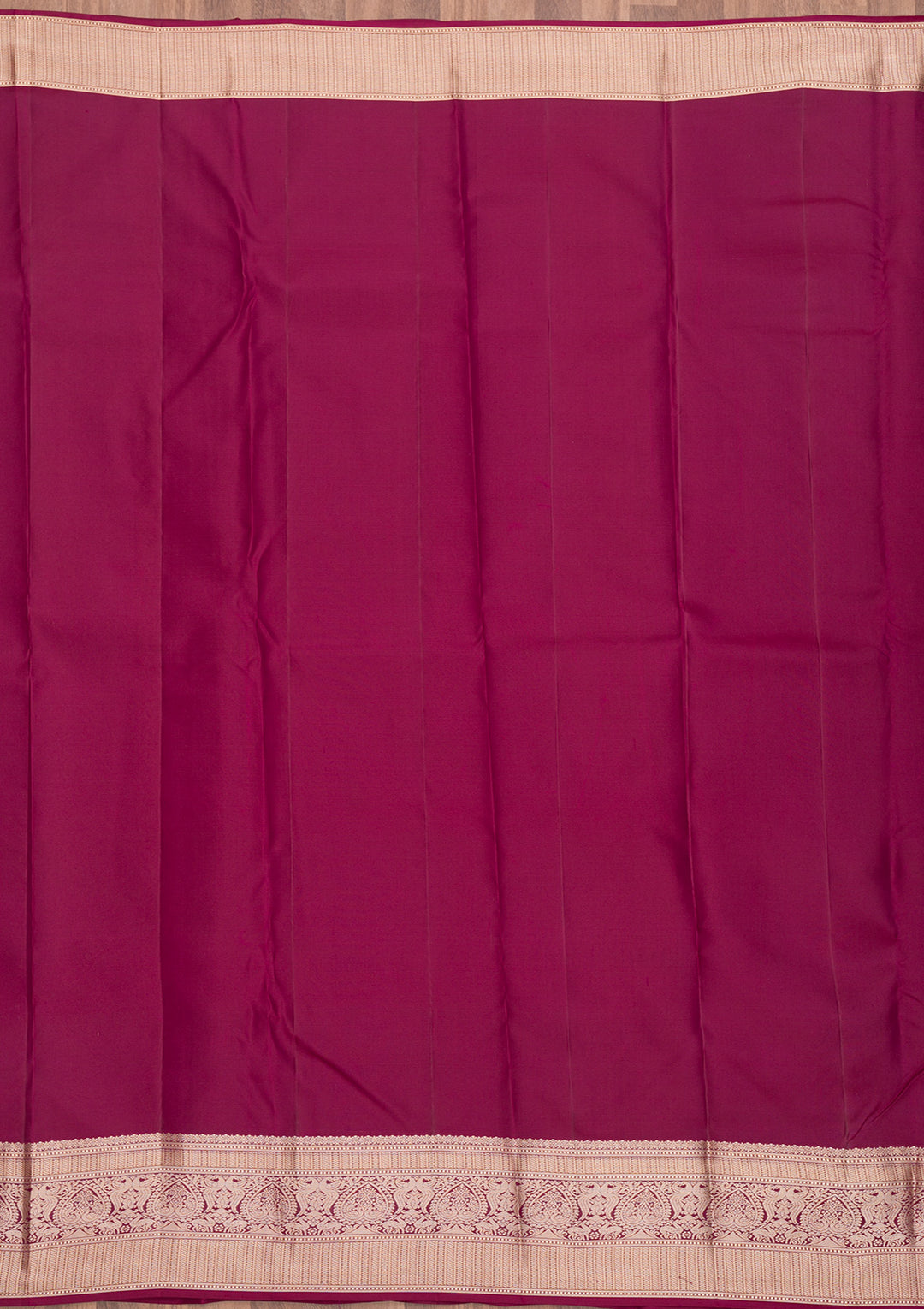 Wine Zariwork Pure Silk Saree