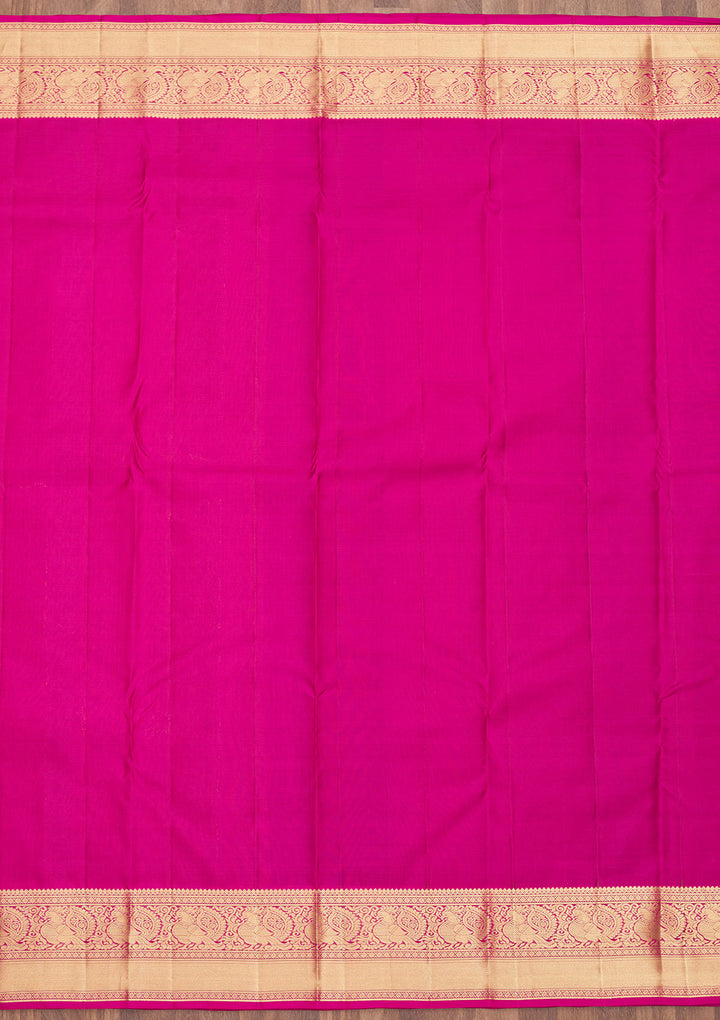 Wine Zariwork Pure Silk Saree