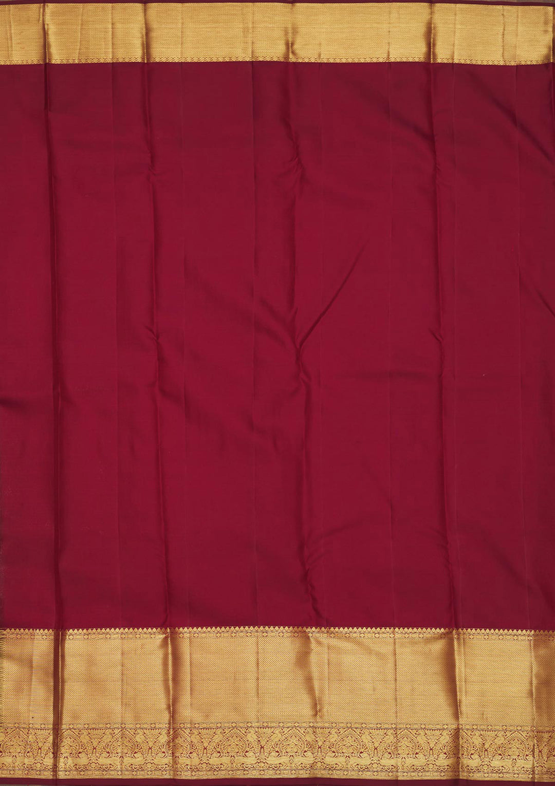 Wine Zariwork Pure Silk Saree