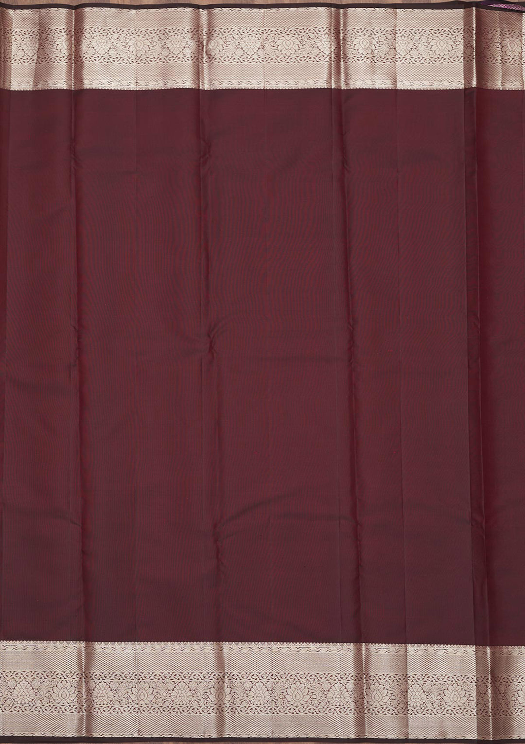 Wine Zariwork Pure Silk Saree