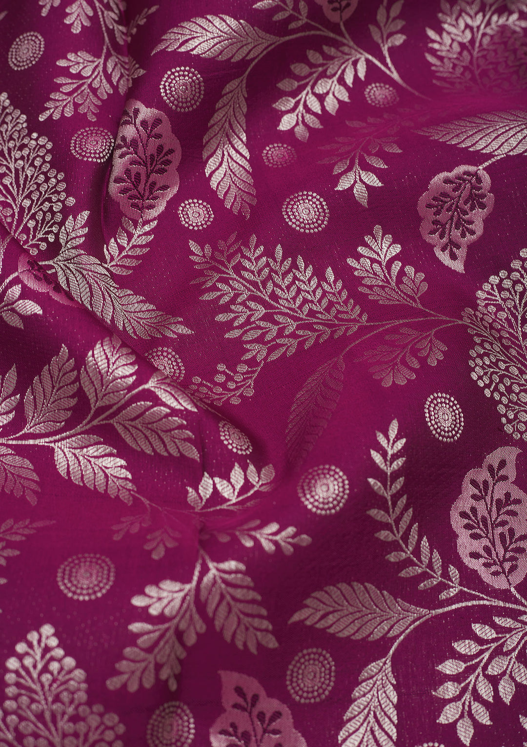 Wine Zariwork Pure Silk Saree