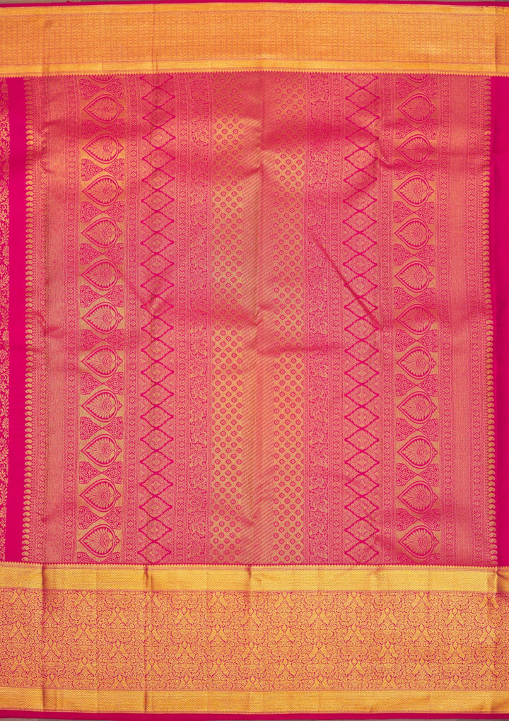 Wine Zariwork Pure Silk Saree