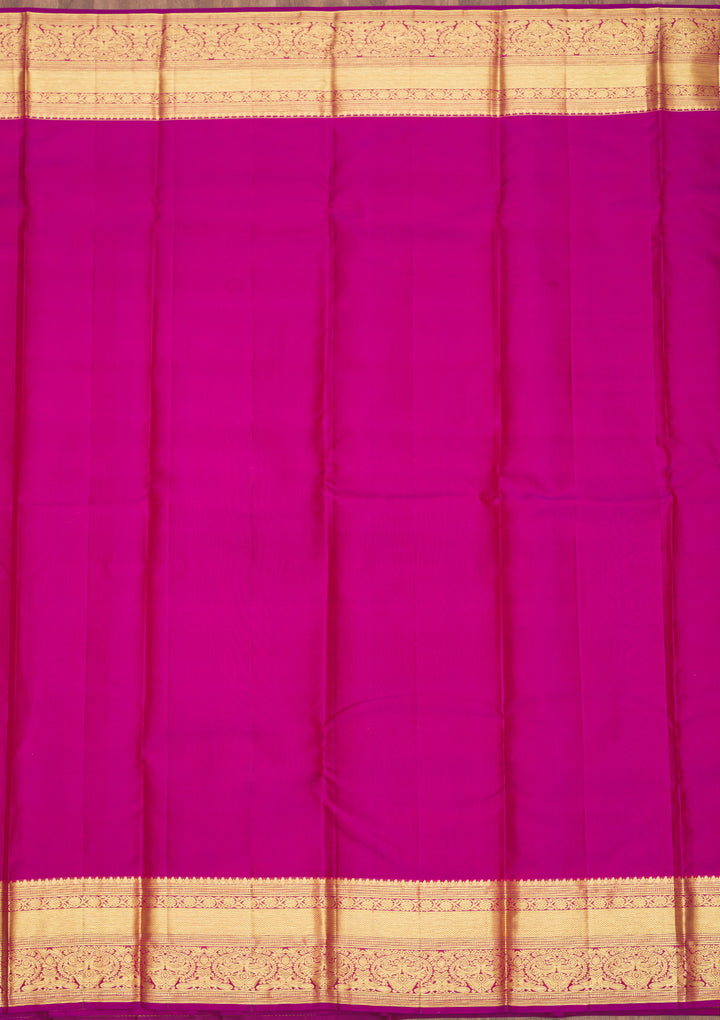 Wine Zariwork Pure Silk Saree