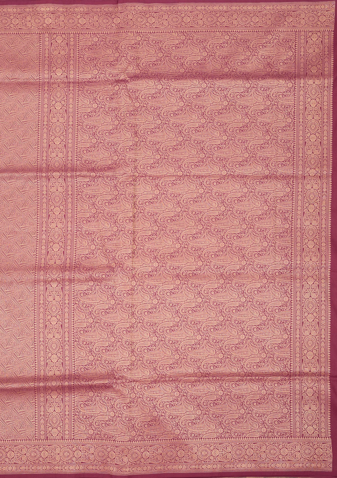 Wine Zariwork Pure Silk Saree