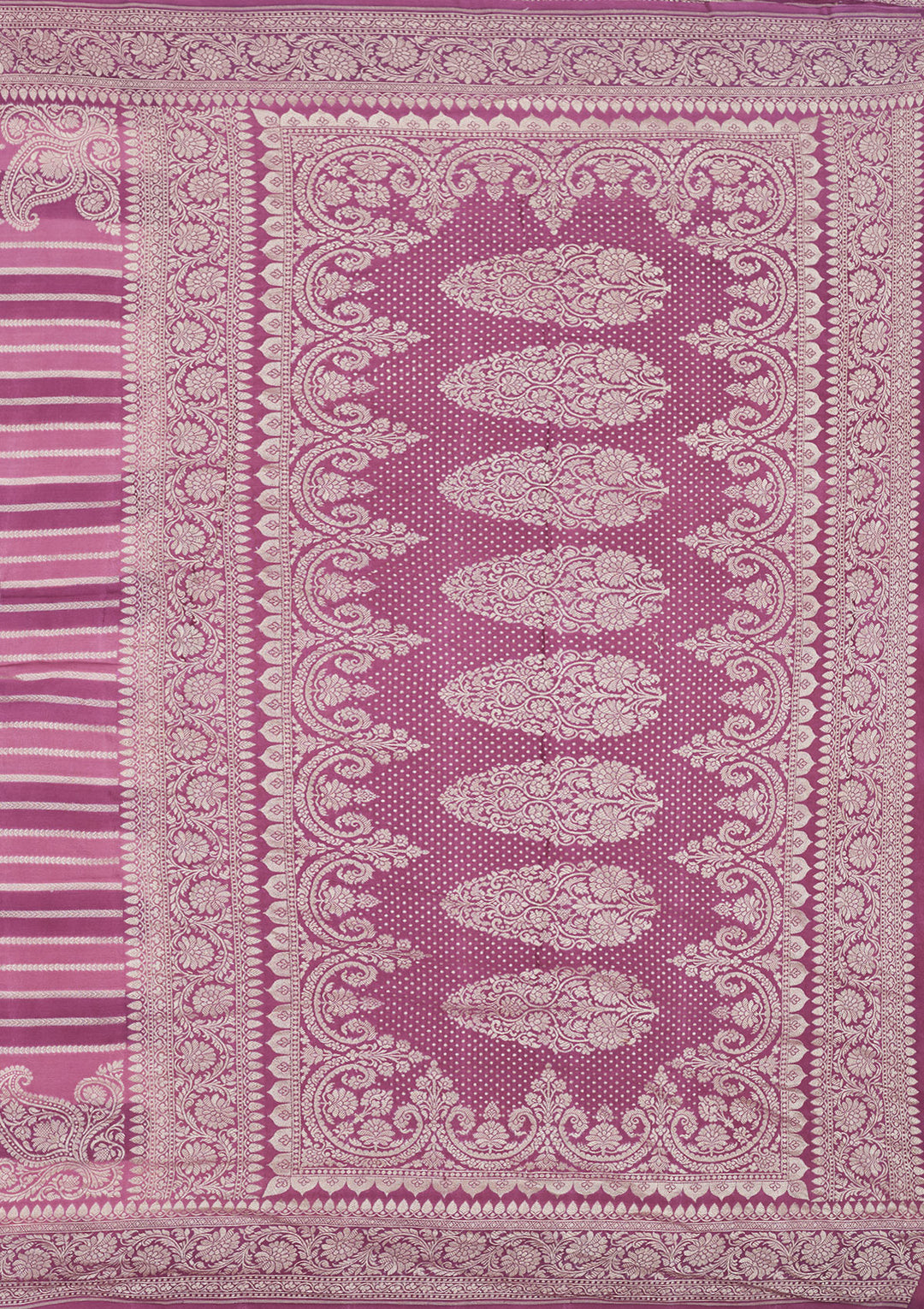 Wine Zariwork Pure Silk Saree