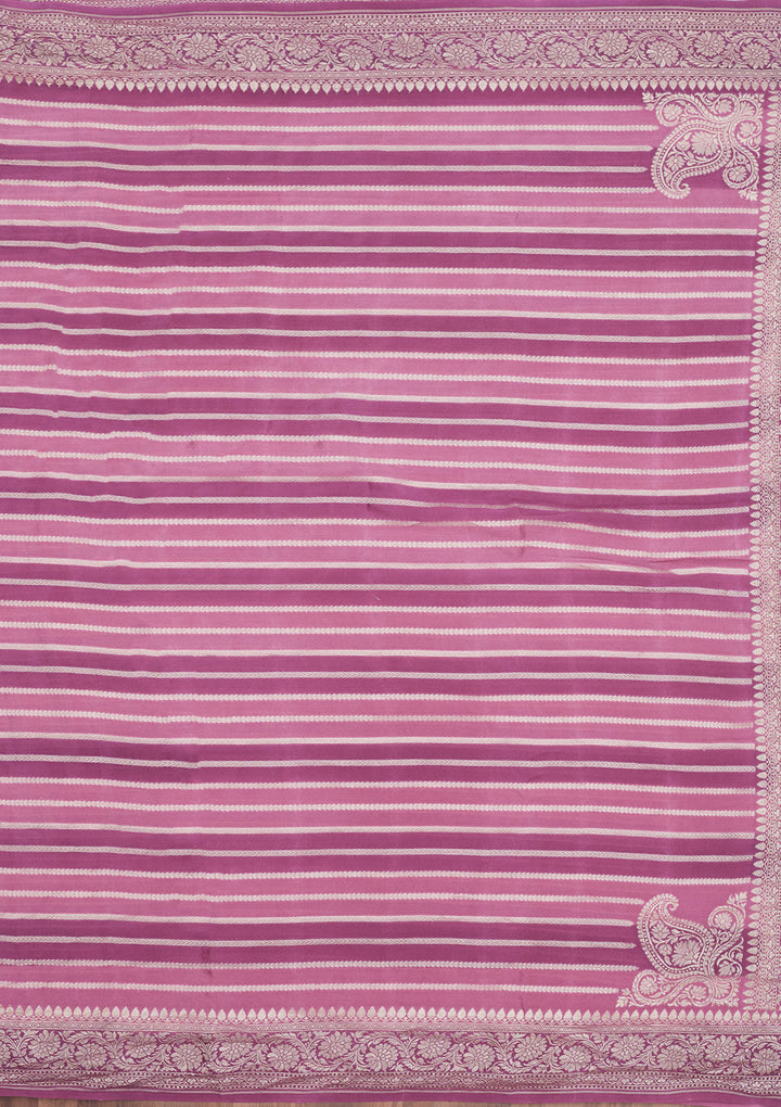 Wine Zariwork Pure Silk Saree