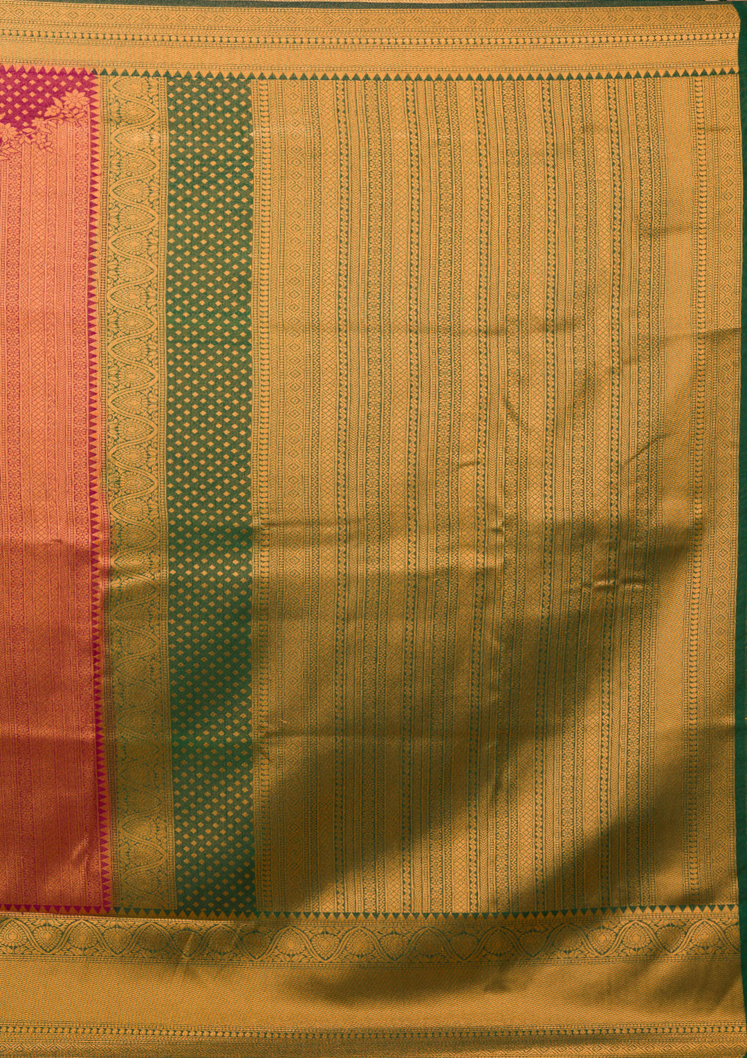 Wine Zariwork Soft Silk Saree