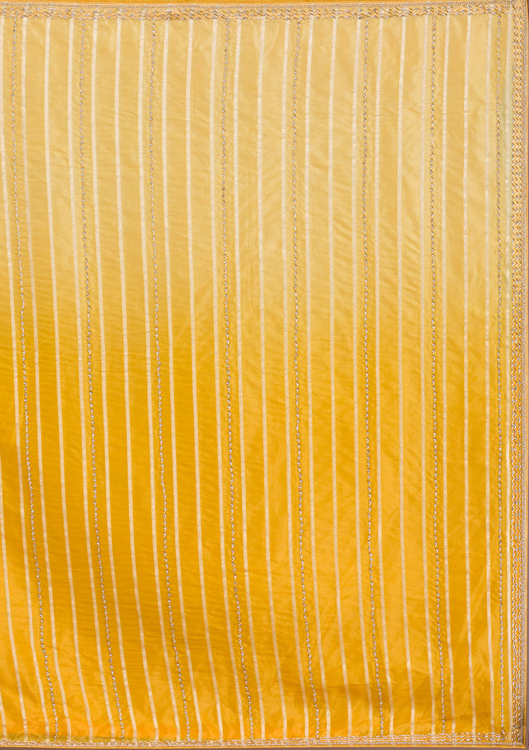 Yellow Ombre Organza Saree