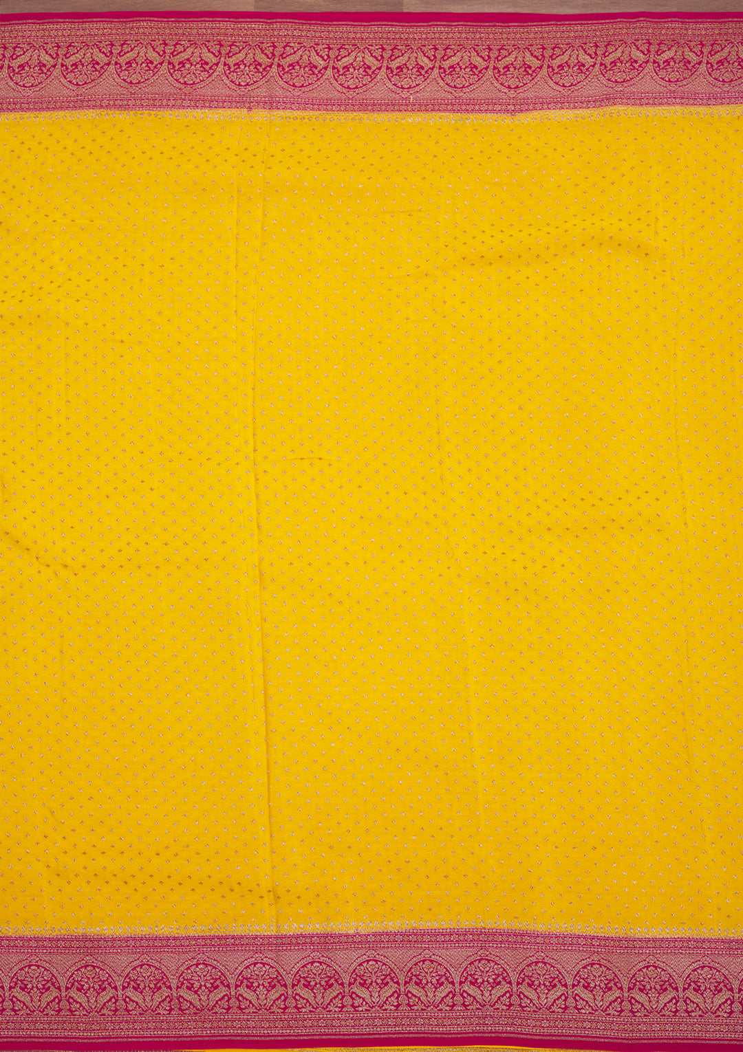 Yellow Zariwork Pure Silk Saree