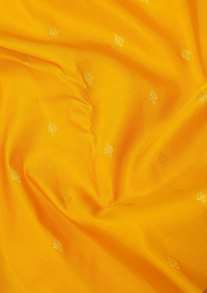 Yellow Zariwork Pure Silk Saree