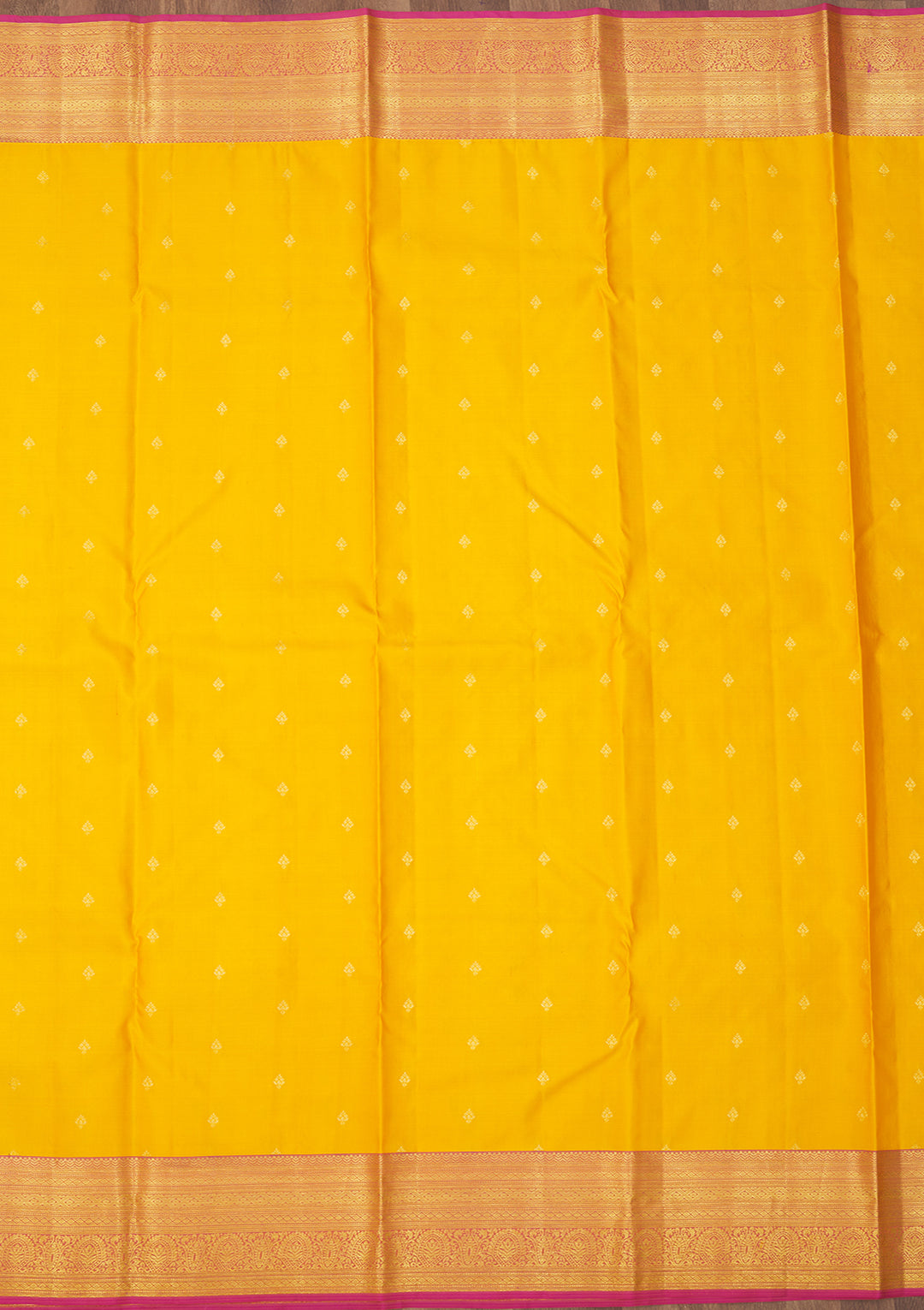 Yellow Zariwork Pure Silk Saree