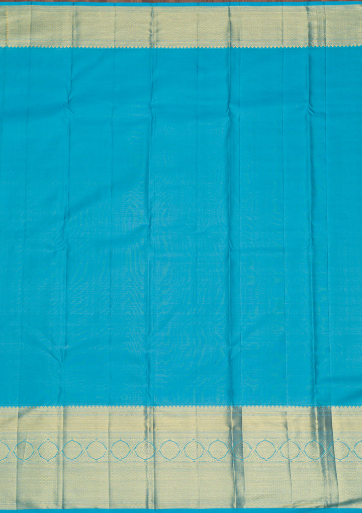 Yellow Gold Zariwork Pure Silk Saree