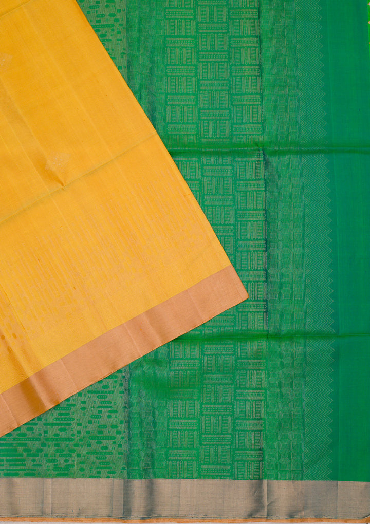 Yellow Zariwork Pure Silk Saree