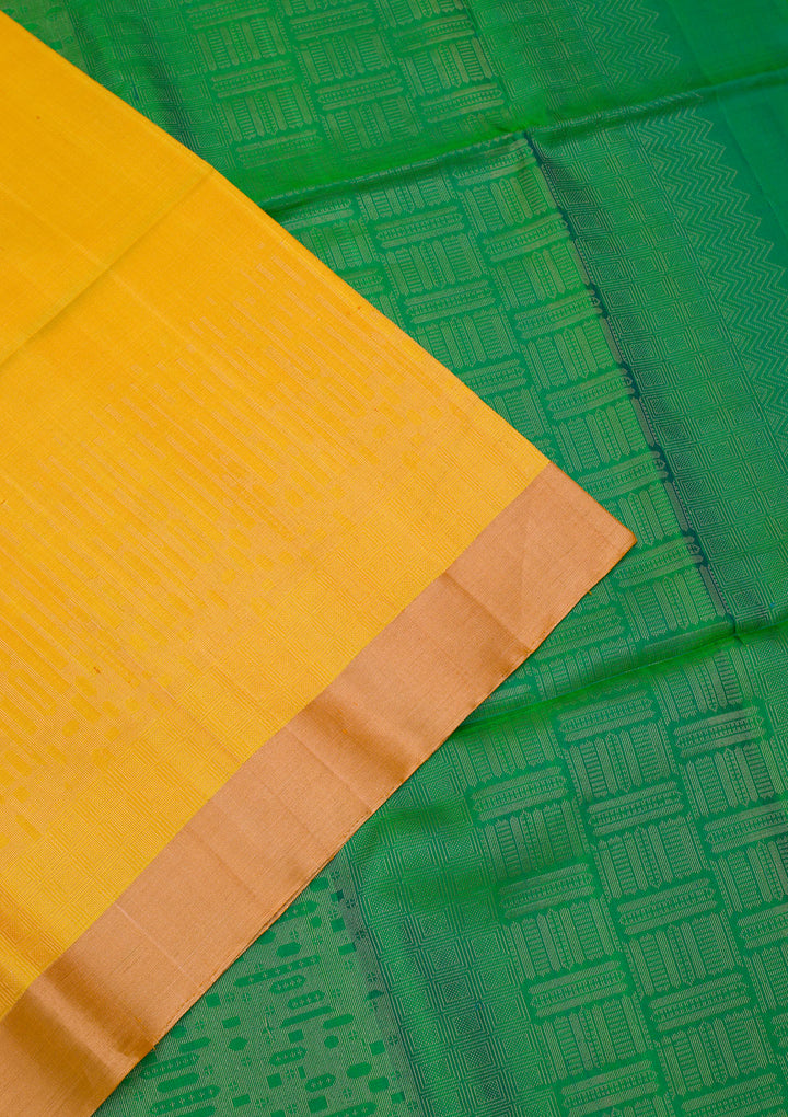 Yellow Zariwork Pure Silk Saree