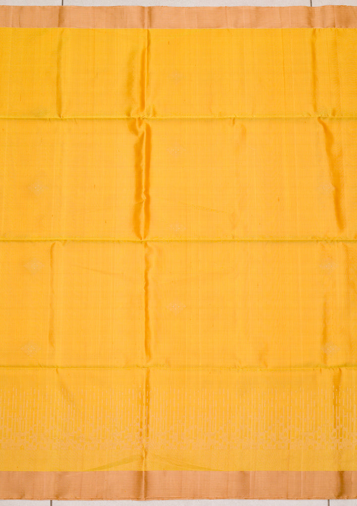 Yellow Zariwork Pure Silk Saree